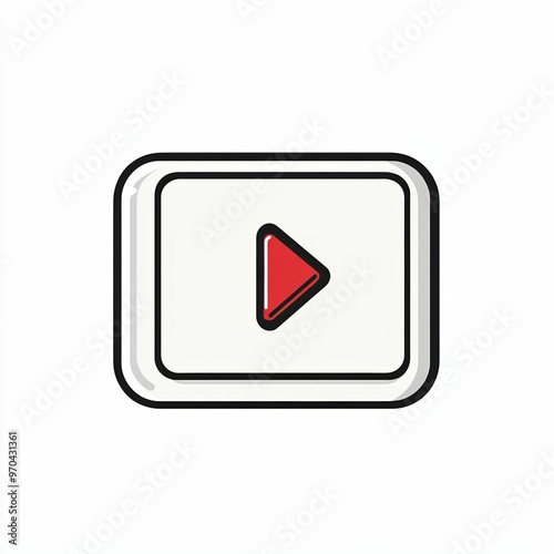 Free Download A play button is prominently featured, symbolizing the start of video or audio playback on digital devices, promoting interactive engagement - GFXLoad