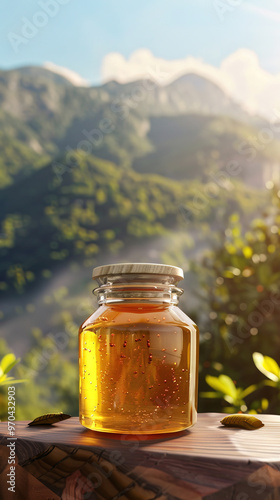 Organic Honey in a Glass Jar: The Sweet Path to Health