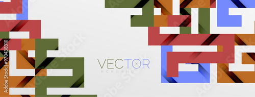 Color bend lines with shadow texture effect. Vector Illustration For Wallpaper, Banner, Background, Card, Book Illustration, landing page