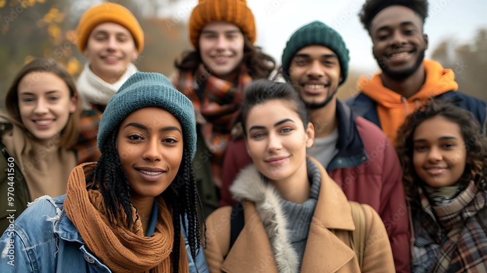 Diverse People in Fall Clothing Group Portrait Shot, Stock Photo Style, , Fall Clothing, Diversity Diverse People in Fall Clothing Group Portrait Shot, Stock Photo Style, , Fall Clothing, Diversity