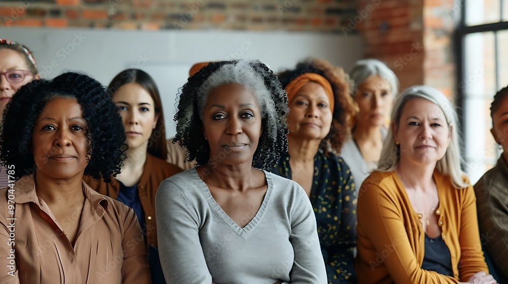 Female Leaders in a Community Meeting, Emphasizing Empowerment, Diversity Theme, , Leadership, Empowerment Female Leaders in a Community Meeting, Emphasizing Empowerment, Diversity Theme, , Leadership, Empowerment