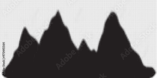 Background with monochrome dot texture. Polka dot pattern template. Background with black dots - stock vector dots basic background dots