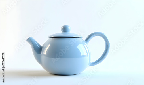 teapot for making tea on a white background