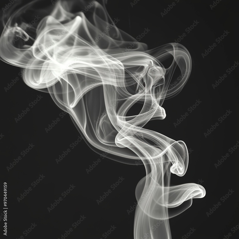 Obraz premium Abstract smoke swirls
