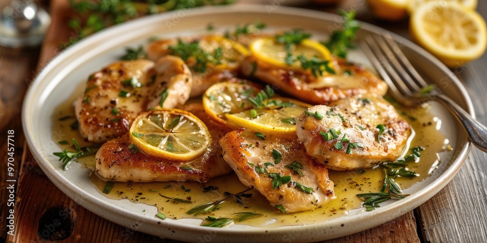 Italian Art Chicken Scaloppine with Lemon Sauce Italian Art Chicken Scaloppine with Lemon Sauce