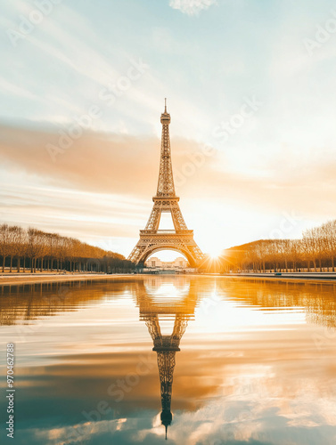 A luxurious cityscape of th...