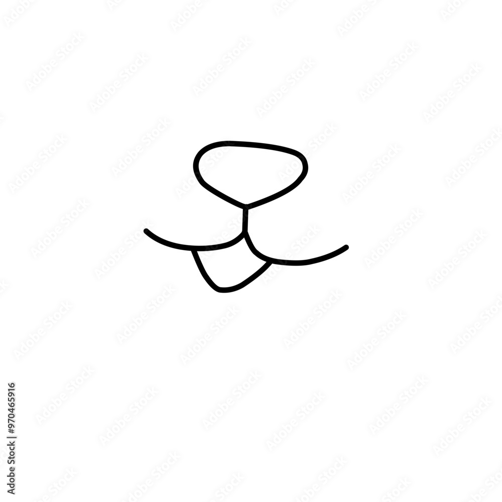 Hand Drawn Dog Mouth Hand Drawn Dog Mouth