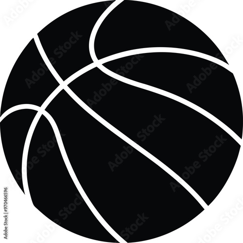basketball Silhouette vector art 