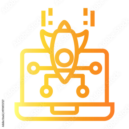 ddos Line Gradient Icon