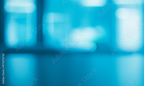 office, background, blue tone, blur, gradient
