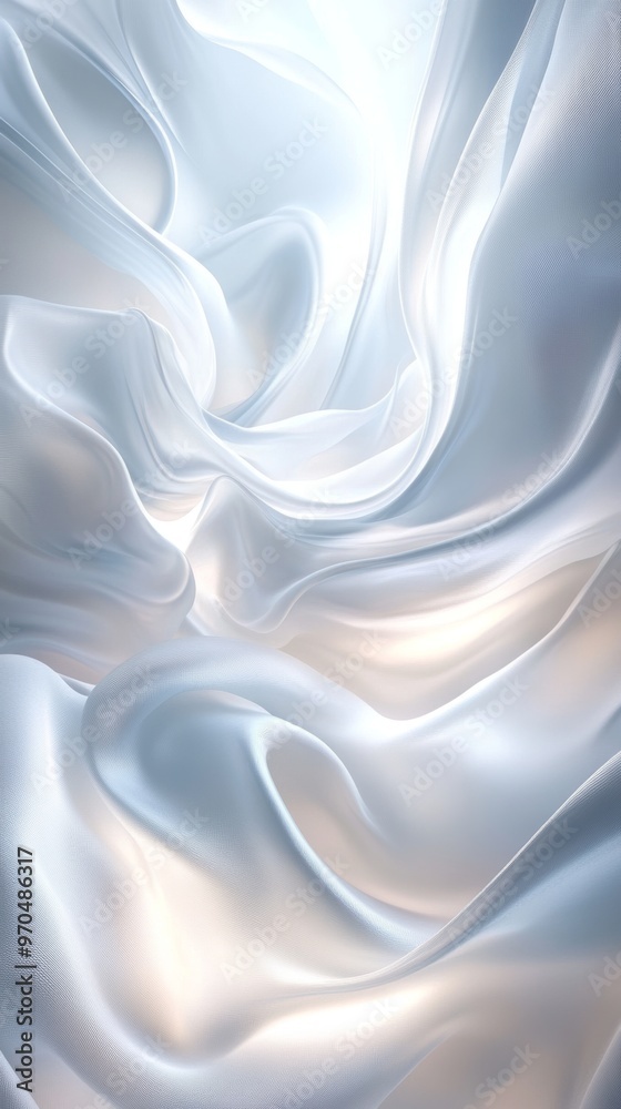 Fototapeta premium 3D Light White Background 