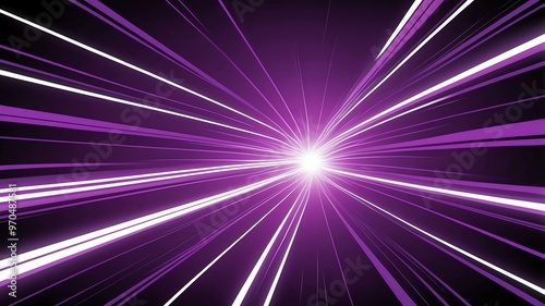 purplelight lines with a sense of speed background, comic art style photo