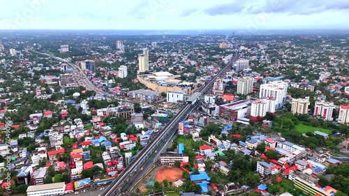 4k Videos, Aerial View Of Kochi City wide View Edappally Junction photo