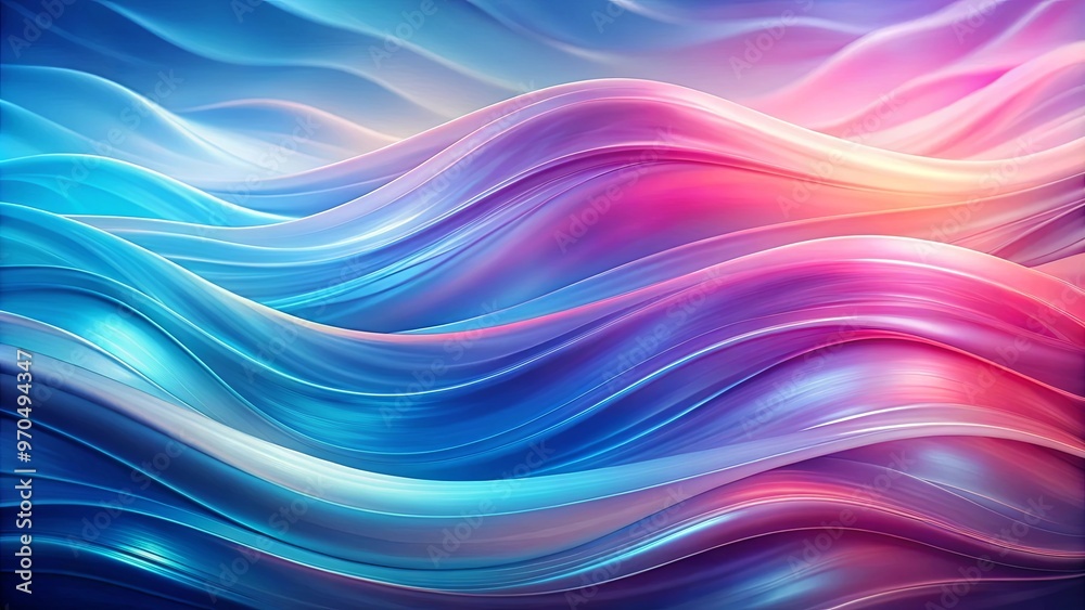 Abstract background with soft waves of blue and pink colors, perfect for a calming and artistic design Abstract background with soft waves of blue and pink colors, perfect for a calming and artistic design