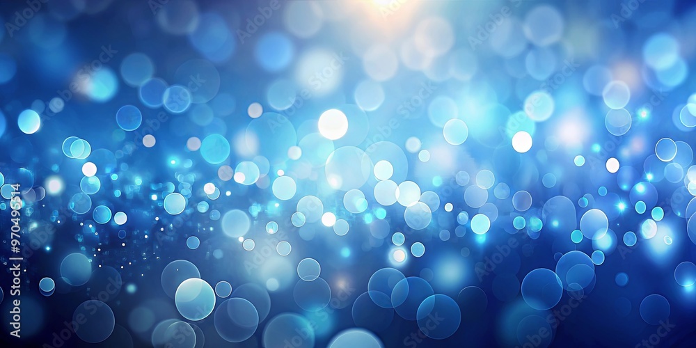 Sophisticated backdrop featuring blue hues bokeh lights and smooth gradient transitions Sophisticated backdrop featuring blue hues bokeh lights and smooth gradient transitions