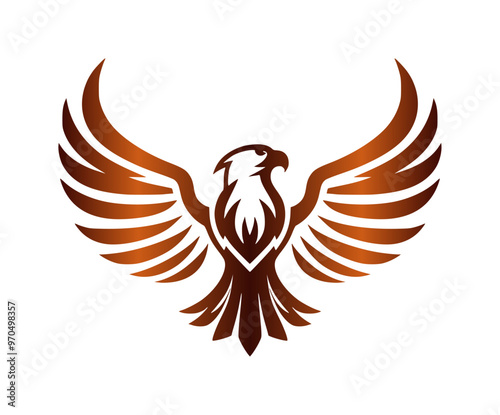 logo icon of eagle bird (artwork 6)