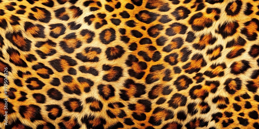 Vibrant leopard texture with unique coat patterns Vibrant leopard texture with unique coat patterns