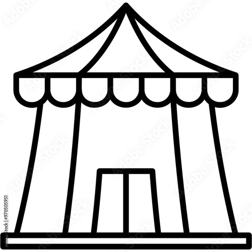 Circus Tent Icon