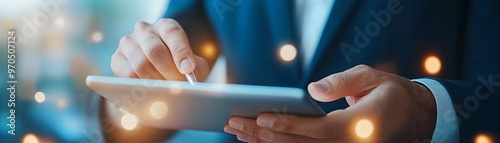 Businessman Analyzes Real E...