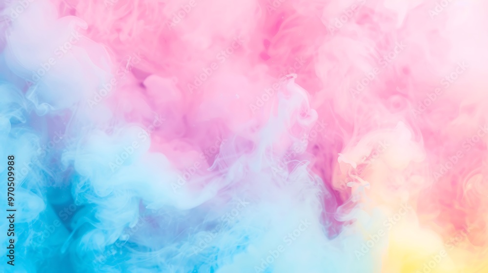 Fuzzy Pink, Blue, and Yellow Gradient Background, Plain Background, Copy Space, Gradient, Background Fuzzy Pink, Blue, and Yellow Gradient Background, Plain Background, Copy Space, Gradient, Background