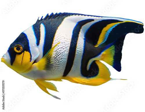 angel fish on a coral