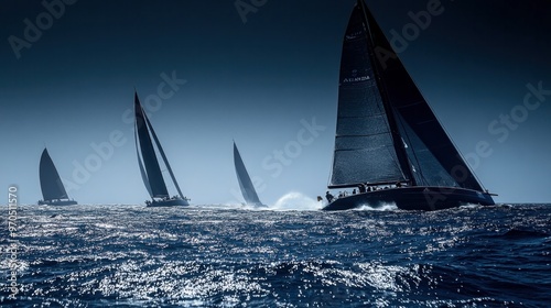 Spain's Palma de Mallorca. The Urbania during the Copa del Rey Mapfre maneuver to pass the windward buoy
