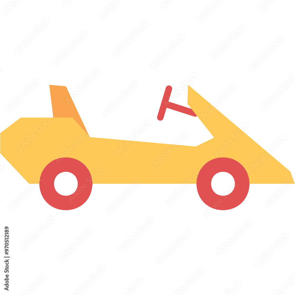 Go-Kart Racing Illustration Go-Kart Racing Illustration