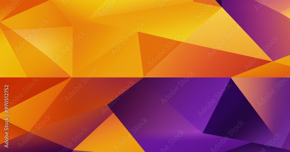 A vibrant abstract design featuring geometric shapes in warm orange and purple tones. A vibrant abstract design featuring geometric shapes in warm orange and purple tones.