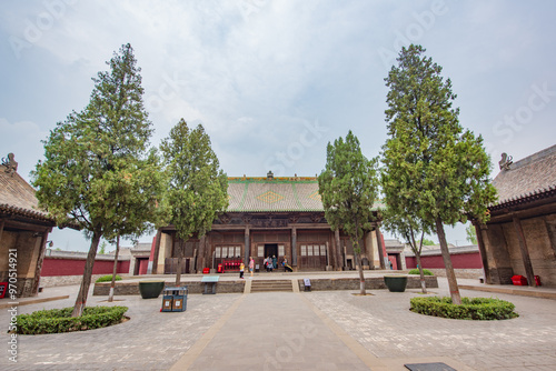 Shuanglin Temple, Pingyao County, Jincheng, Shanxi, China photo