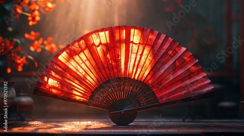 Red Hand Fan.