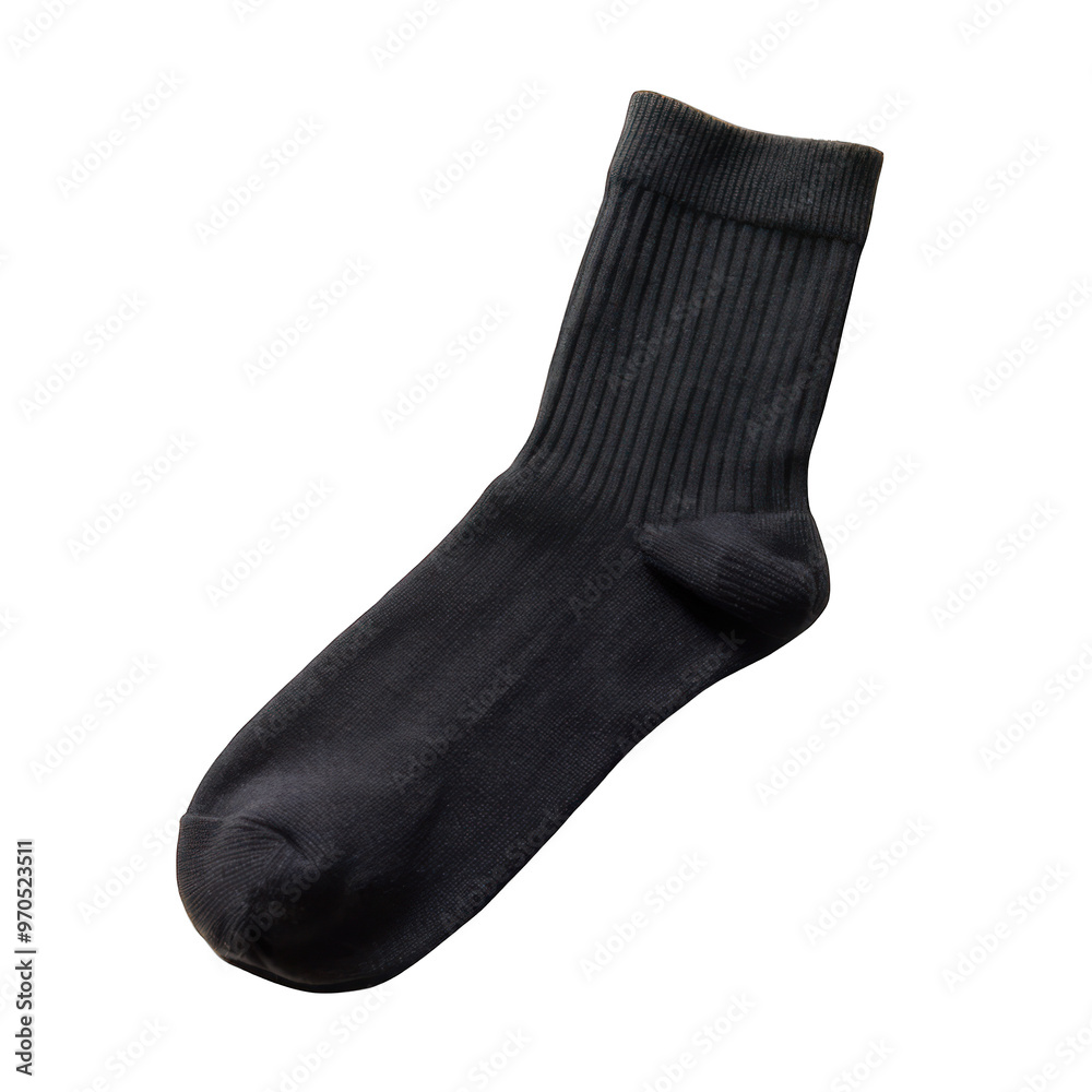 a black socks isolated on transparent background a black socks isolated on transparent background