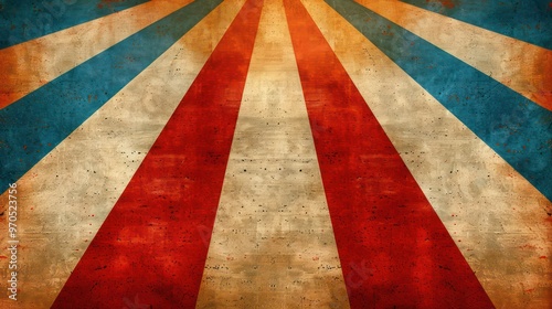 A vintage-style background featuring bold red, white, and blue rays, ideal for festive or promotional designs.