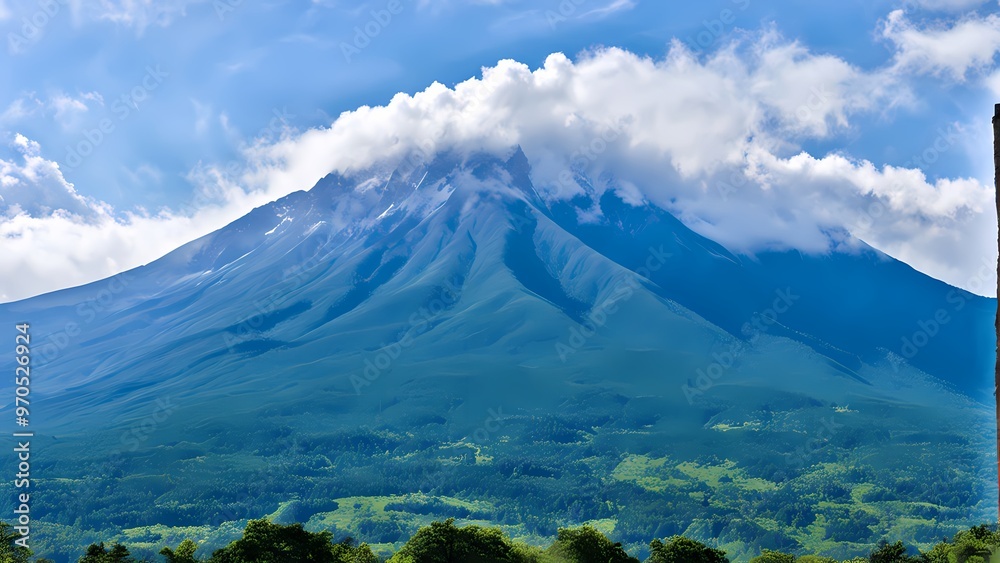 Fototapeta premium landscape with clouds