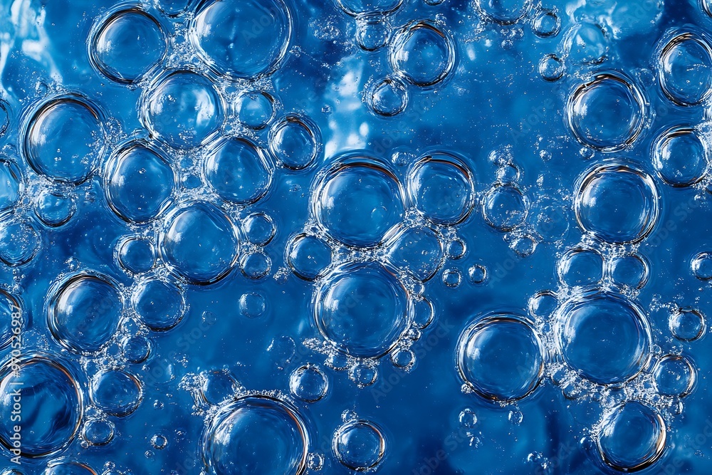 blue bubbles texture or background