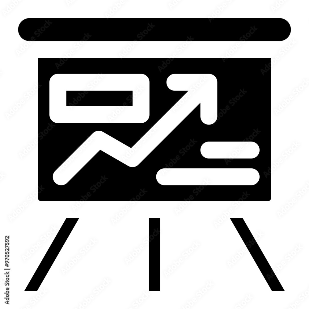 Business presentation icon vector concept for User interface icons symbol illustration Business presentation icon vector concept for User interface icons symbol illustration
