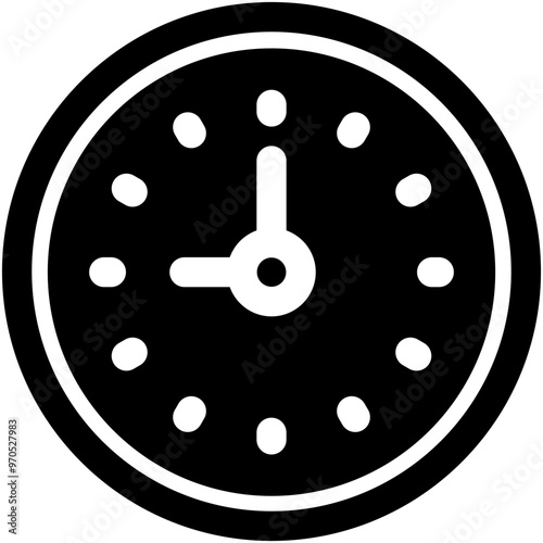 Wall clock icon vector concept for User interface icons symbol illustration 