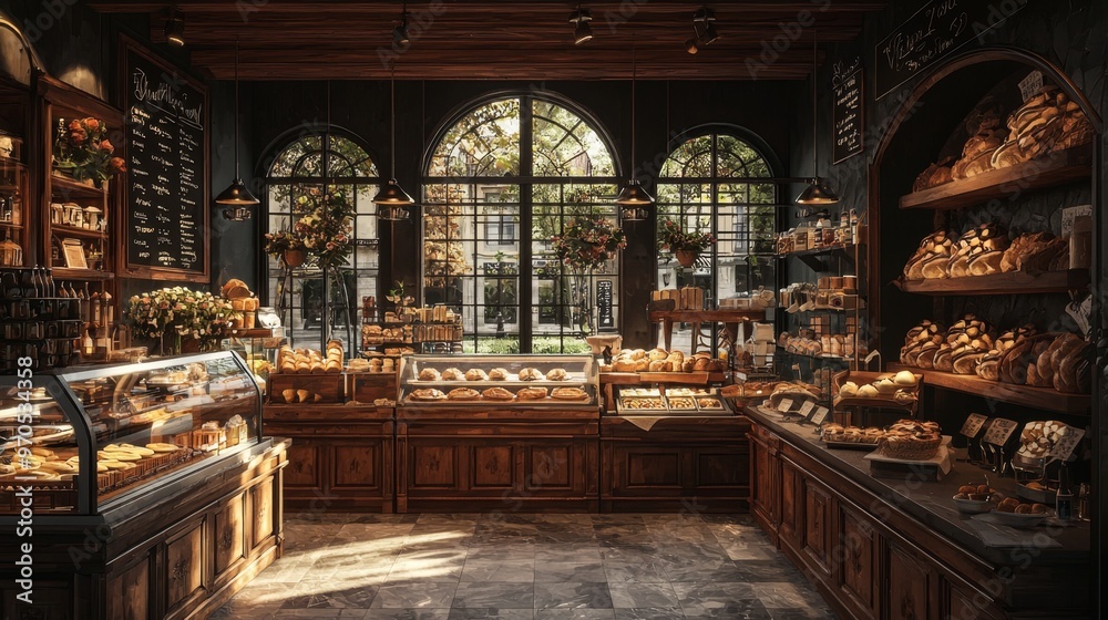 Bakery Interior. Bakery Interior.