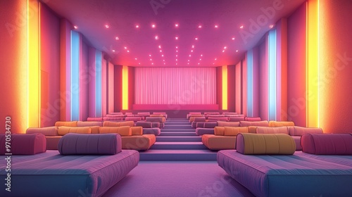 Neon Movie Theater.