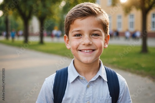 school kid, outdoor