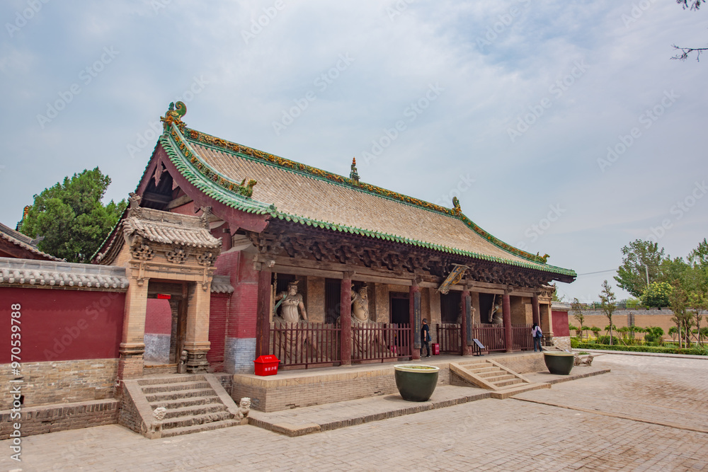 Shuanglin Temple, Pingyao County, Jincheng, Shanxi, China Shuanglin Temple, Pingyao County, Jincheng, Shanxi, China