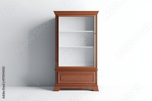 Minimalist Logo of an Empty Trophy Cabinet