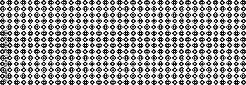 Abstract, Geometric, Lines, pattern, circle, square, Illustration, vector, alternating overlapping, symmetrical, orderly arrangement background, black and white, banner, website, template, dark.