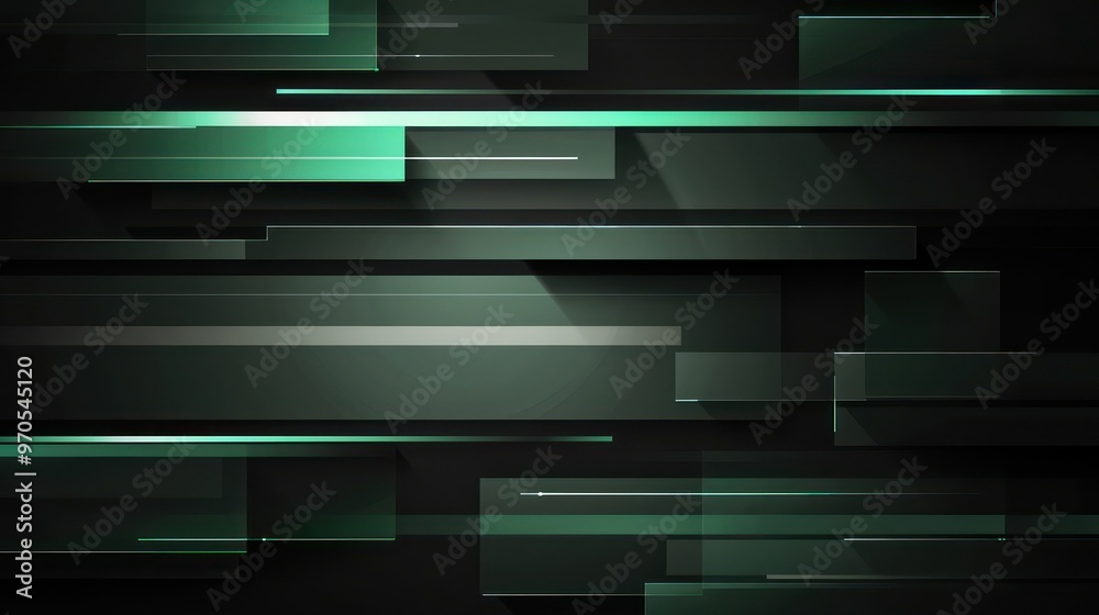 A sleek, modern abstract design featuring overlapping green and black rectangular shapes, ideal for backgrounds or digital art. A sleek, modern abstract design featuring overlapping green and black rectangular shapes, ideal for backgrounds or digital art.