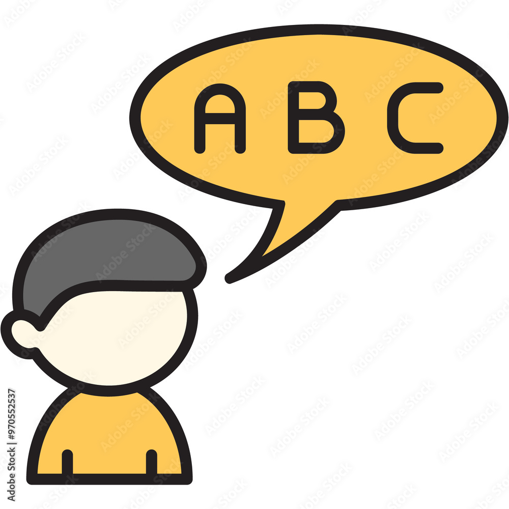 Naklejka premium Diction Sticker