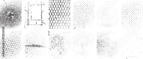 Grunge Backgrounds set. Big collection of vector overlay, distress, textures .Simply Place illustration over any Object to Create grungy ,splattered , dirty effect .Various texture for your design.
