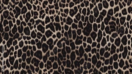 hairy leopard background, leopard skin texture, wild cat spot design