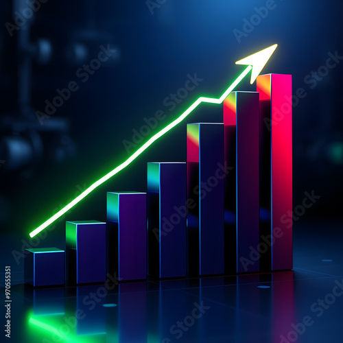 the Upward Trend 3D Graph Free Download the Upward Trend 3D Graph - GFXLoad