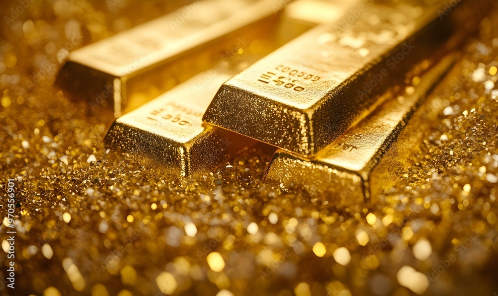 Gold Market Dynamics, Analyzing trends and fluctuations in gold trading, showcasing market movements and investment strategies.