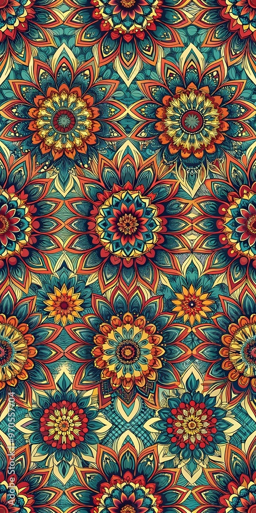 Gradient african pattern design Gradient african pattern design