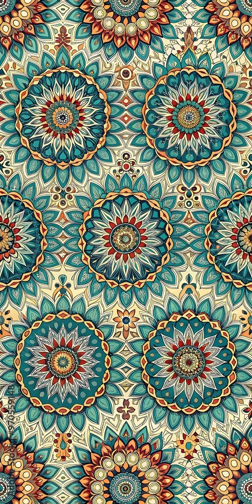 Gradient african pattern design Gradient african pattern design